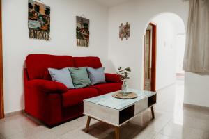 A seating area at Casa Las Costas, Las Maretas