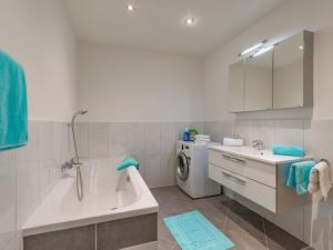 Baðherbergi á Ferienwohnung Prama +7 myndir