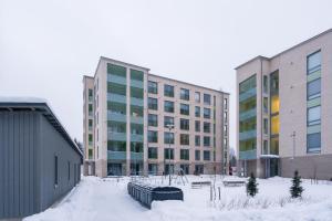 Το Hiisi Homes Järvenpää τον χειμώνα