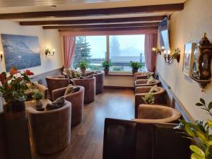 Χώρος καθιστικού στο Hotel Bernerhof Grindelwald