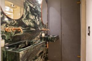 Koupelna v ubytování Leones de Alba Hotel Boutique
