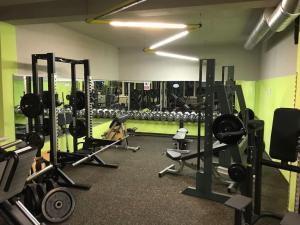 The fitness centre and/or fitness facilities at Gemütliches Bergappartement mit Seeblick