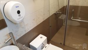 Koupelna v ubytování Vy An Hotel