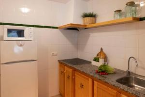 Kuchyň nebo kuchyňský kout v ubytování Apartamento Ponent 6