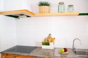 Kuchyň nebo kuchyňský kout v ubytování Apartamento Ponent 6