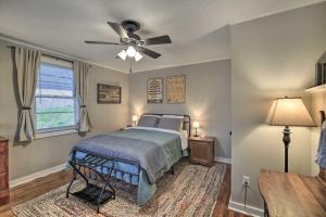 A bed or beds in a room at Cozy Fries Escape with Mountain and River Views!