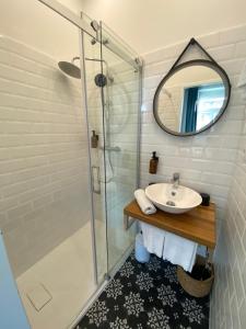 Koupelna v ubytování Boutique Hotel Kolbeck