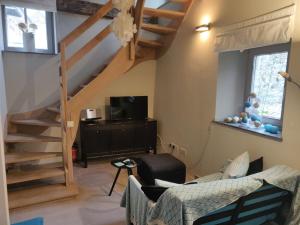 TV a/nebo společenská místnost v ubytování Villa Le Ti' Bauduin by Interhome + 7 fotografií