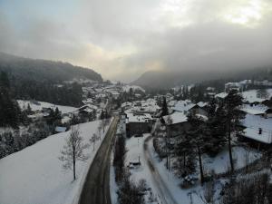 a town covered in snow on a mountain at Apartment Isolde by Interhome in Reith bei Seefeld +43 photos