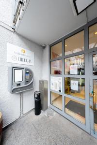 Kuchyň nebo kuchyňský kout v ubytování CityHotel Feuerbach