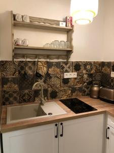 Kuchyňa alebo kuchynka v ubytovaní All In Apartman IV.