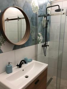 Kúpeľňa v ubytovaní All In Apartman IV.