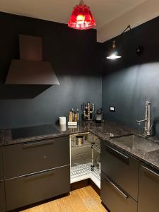 A kitchen or kitchenette at Ulivo Suites - apartments