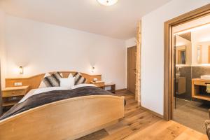 Letto o letti in una camera di Sonnleitn