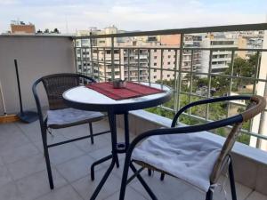 Balkón alebo terasa v ubytovaní Εclectic Apartment 8fr (free parking)