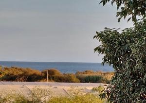 een strand met de oceaan op de achtergrond bij Villa Mateo in Murcia