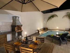 The swimming pool at or close to Ikigai