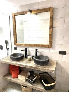 A bathroom at Ikigai