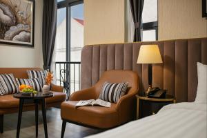 Posezení v ubytování San Palace Hotel & Spa