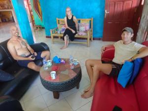 Os clientes hospedados em Casa Minha Backpackers Hostel
