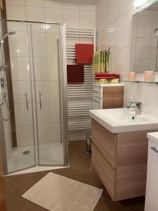 Koupelna v ubytování Appartement Thurnbach
