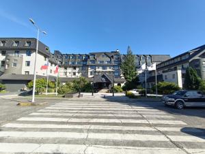 Byggingin sem hótelið er í