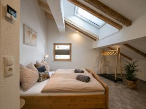 Posteľ alebo postele v izbe v ubytovaní Appartement Waldruhe