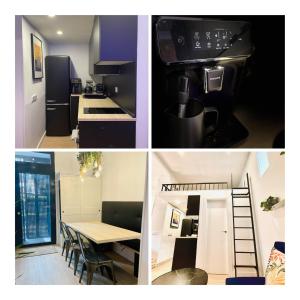 Küche/Küchenzeile in der Unterkunft Calle Amparo 86 Lujoso Dúplex con Jacuzzi en Lavapies especial parejas
