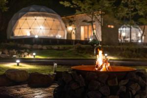 O grădină în afara mokki STARDUST GLAMPING