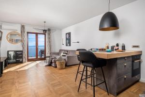 Kuchyňa alebo kuchynka v ubytovaní Apartment Mak