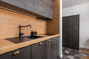 Kuchyňa alebo kuchynka v ubytovaní Apartment Mak