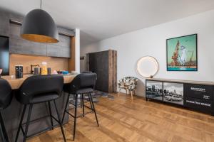 Kuchyňa alebo kuchynka v ubytovaní Apartment Mak