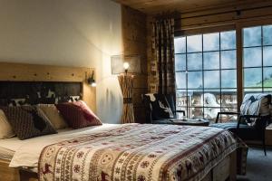 Postel nebo postele na pokoji v ubytování Hotel L'Etable
