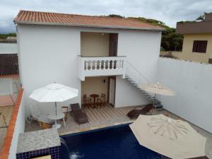 Balkón nebo terasa v ubytování Hospedaria Mar&Bela