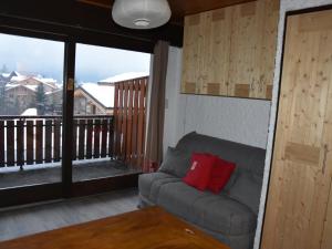 Setusvæði á Studio pratique pour 4 personnes avec terrasse à Pralognan-la-Vanoise - FR-1-464-50