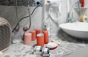 Koupelna v ubytování Apartman Bella Vita