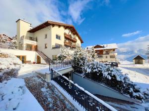 a house in the snow with a fence at Apartment Pale in Fiss