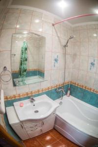 Ett badrum på Apartment Northern Lights