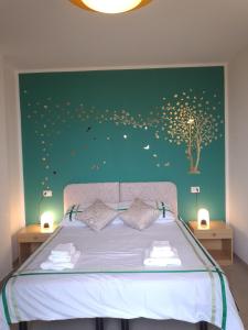 Postel nebo postele na pokoji v ubytování Hotel Riposo