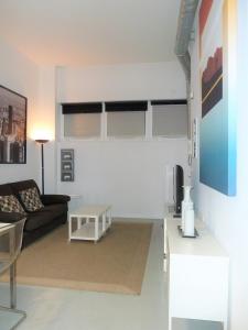 TV a/nebo společenská místnost v ubytování Oktheway Loft Santander Street + 3 fotografie