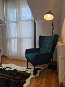 Posezení v ubytování 614A Coqueto ático
