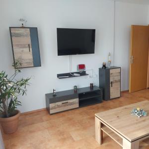 TV a/nebo společenská místnost v ubytování Haus Mundl