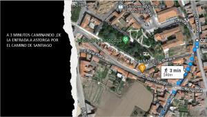 Widok na miasto Astorga z tego apartamentu