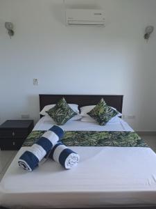 Postel nebo postele na pokoji v ubytování Otantik Residence