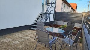Balkón alebo terasa v ubytovaní Relax Apartments Sárvár A1