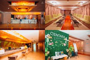 a collage of four pictures of a building at Centara Pattaya Hotel in Pattaya