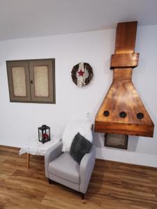 Część wypoczynkowa w obiekcie Apartments HAUS SCHÖN - Preise inclusive Pitztal Sommer Card