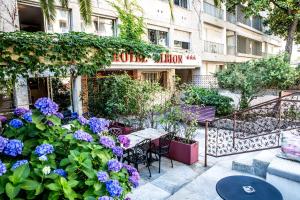 Zahrada ubytování Hôtel Albion