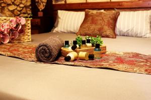 Voodi või voodid majutusasutuse Il-Bàrraġ Farmhouse B&B - Gozo Traditional Hospitality toas