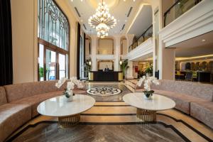 Posezení v ubytování FTE Ba Dinh Hotel